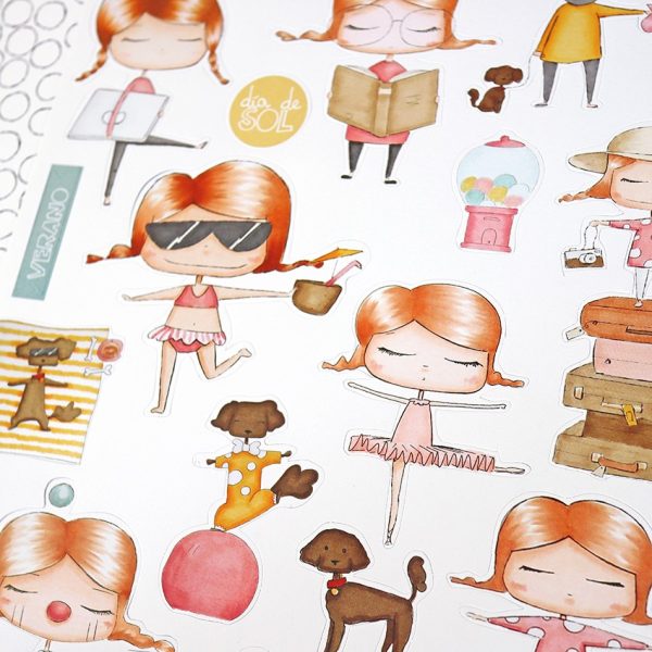 pegatina para scrapbooking