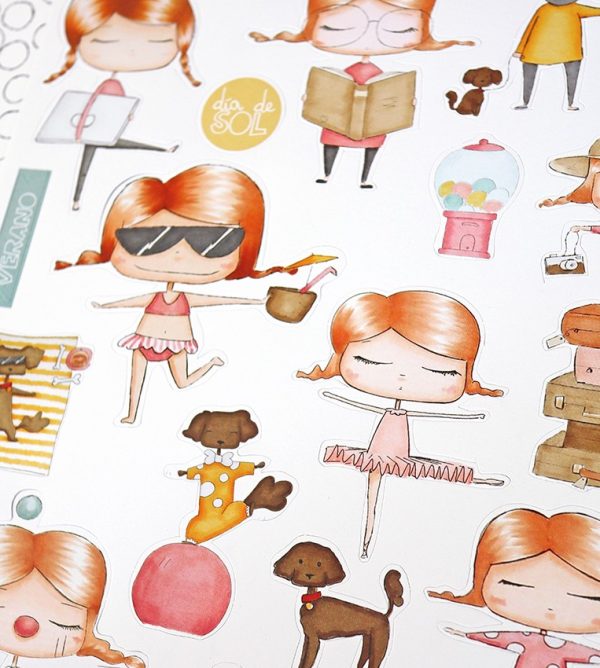 pegatina para scrapbooking