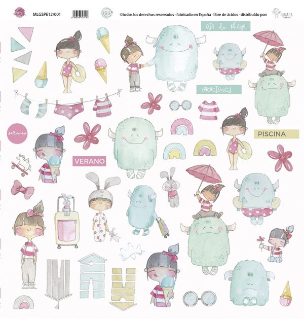 pegatinas para scrapbooking