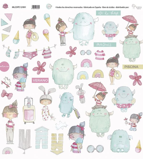 pegatinas para scrapbooking