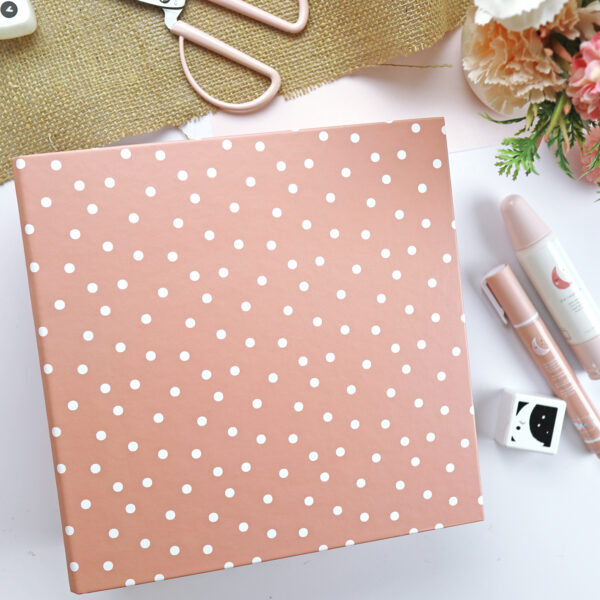 Carpeta 6x8'' topos coral de Mazapán