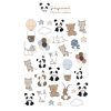 Set de pegatinas puffy Panda - Imagen 4