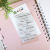 Pack de sellos frases DIY de la colección Mazapán, de Alúa Cid