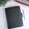 Organizador para agenda Piel Negro COMPLETO - Imagen 4