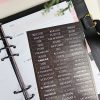 Organizador para agenda Piel Negro COMPLETO - Imagen 10