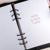Organizador para agenda Piel Negro COMPLETO - Imagen 11