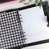 Organizador para agenda Piel Negro COMPLETO - Imagen 12