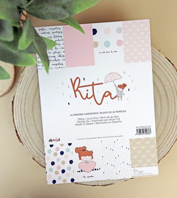 Bloc pequeño colección Rita para scrapbooking