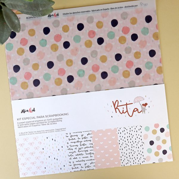 Kit de papeles especiales de la colección Rita