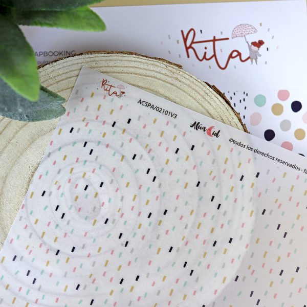 Kit de papeles especiales Rita - Imagen 4