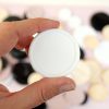Oulet disco para encuadernar grande blanco, de 45 mm
