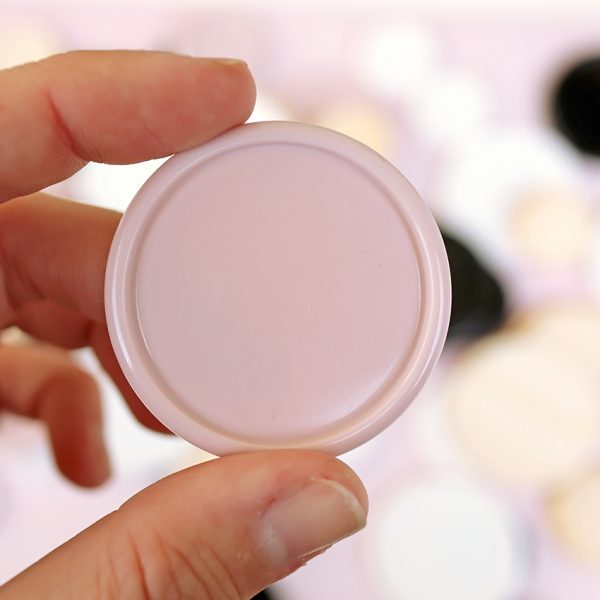 Oulet disco para encuadernar grande rosa, de 45 mm