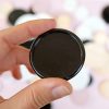 Oulet disco para encuadernar grande negro, de 45 mm