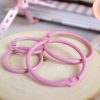 Anilla metálica de 38mm de color rosa bebé, para encuadernar