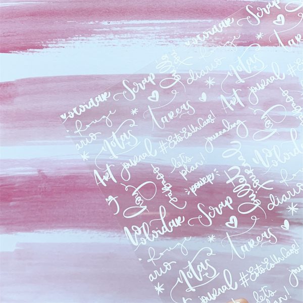 Papel acetato Rouge para scrapbooking