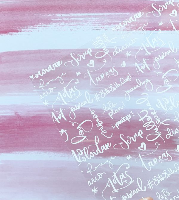 Papel acetato Rouge para scrapbooking