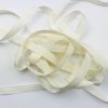 Lazo lino blanco roto, por metros. Para proyectos de scrap