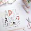 Bloc de 36 papeles Básicos de cuadros para scrapbooking