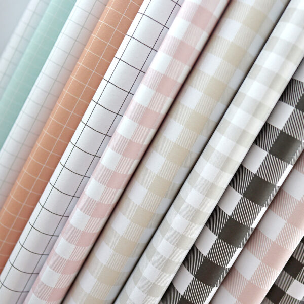 Bloc de 36 papeles Básicos de cuadros para scrapbooking - Imagen 7
