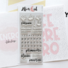 Bullet journal con estuche y 3 set de sellos colección Mi día a día - Imagen 2