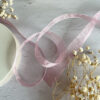 Lazo organza Rosa bailarina, por metro - Imagen 3