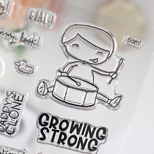 Set de sellos Growing strong, de A la montaña - Imagen 2