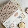 Kit de papeles especiales para scrapbooking de la colección Patio. Diseñados por Alúa Cid