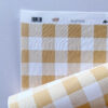 Tela de encuadernar Vichy mostaza - Imagen 2