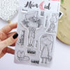 Set de sellos para scrapbooking Wonderland. Diseñados por Alúa Cid