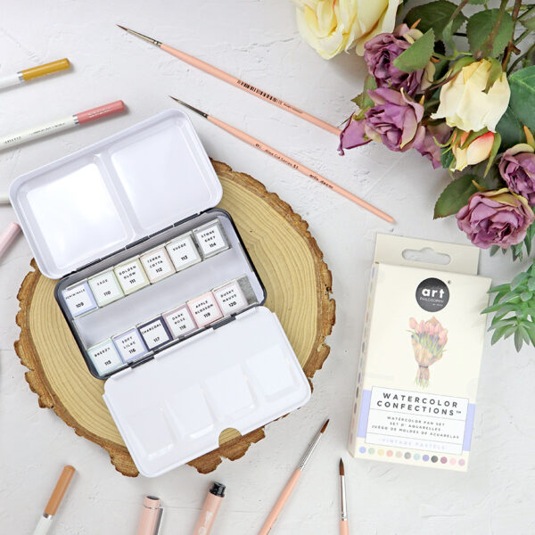 Acuarelas Vintage Pastels de Art Philosophy - Imagen 3