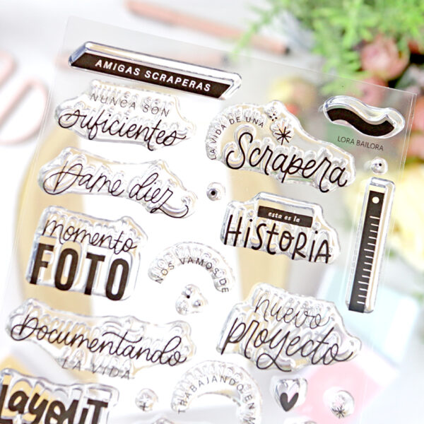 Set de sellos Scrap, de Lora Bailora - Imagen 3
