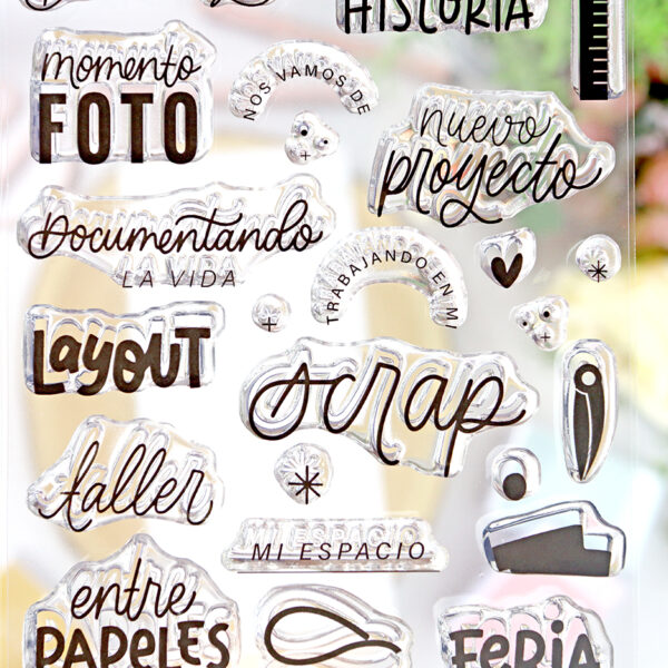 Set de sellos Scrap, de Lora Bailora - Imagen 4