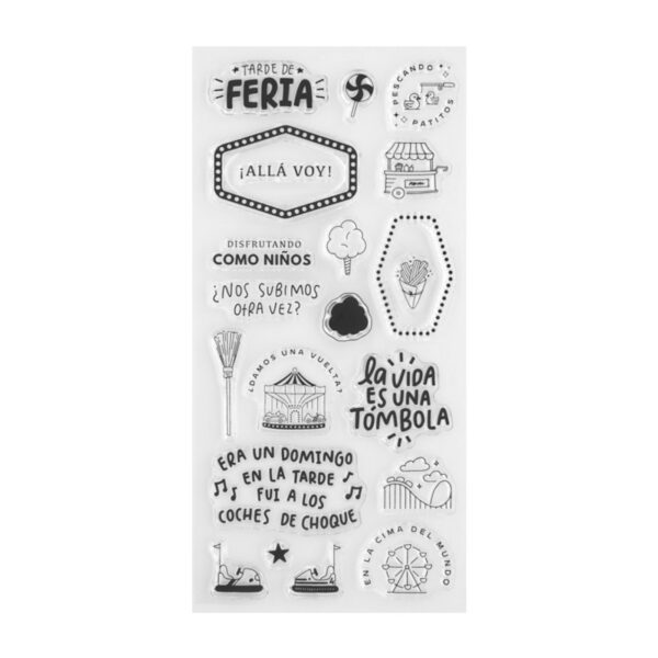 Set de sellos Cacharritos, de Lora Bailora