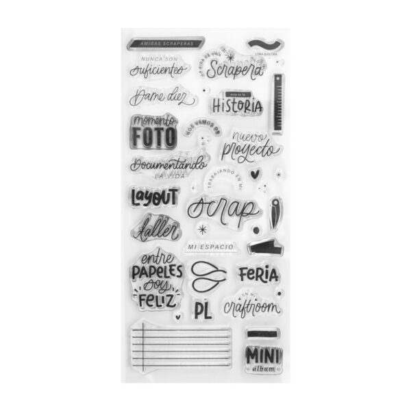 Set de sellos Scrap, de Lora Bailora