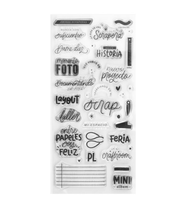 Set de sellos Scrap, de Lora Bailora