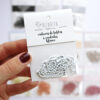 Set de cadenas de bolitas en color blanco. Para scrapbooking y manualidades
