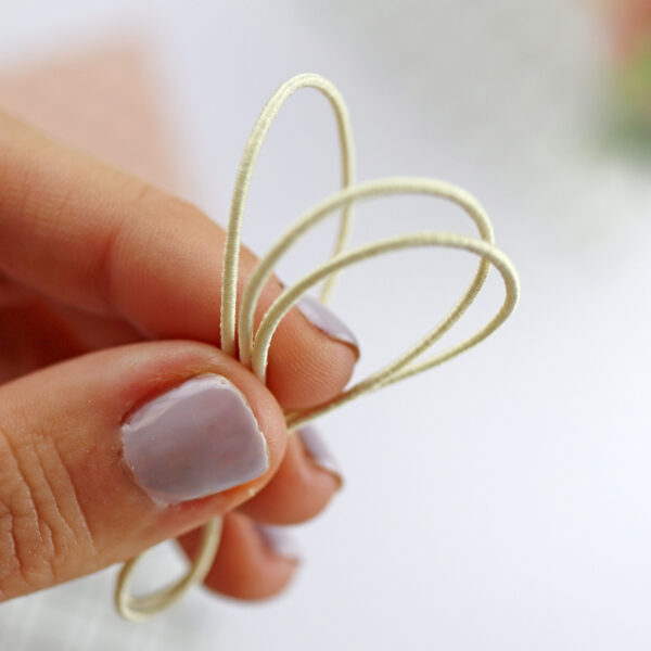 Goma elástica blanco, por metro. Para costura, manualidades y scrapbooking