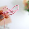 Goma elástica Rosa bebé, por metro - Imagen 3