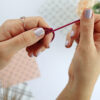 Goma elástica burdeos, por metro. Para costura, manualidades y scrapbooking