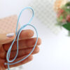 Goma elástica azul bebé, por metro. Para costura, manualidades y scrapbooking