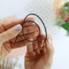 Goma elástica negro, por metro. Para costura, manualidades y scrapbooking