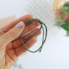 Goma elástica verde, por metro. Para costura, manualidades y scrapbooking