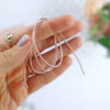 Goma elástica fina rosa bailarina, por metro. Para costura, manualidades y scrapbooking
