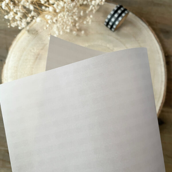 Papel vegetal Vichy Pequeño Panda, para scrapbooking. Diseñado por Alúa Cid