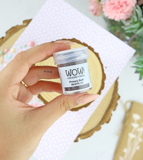 Polvos de emboss Primary bark de WOW!