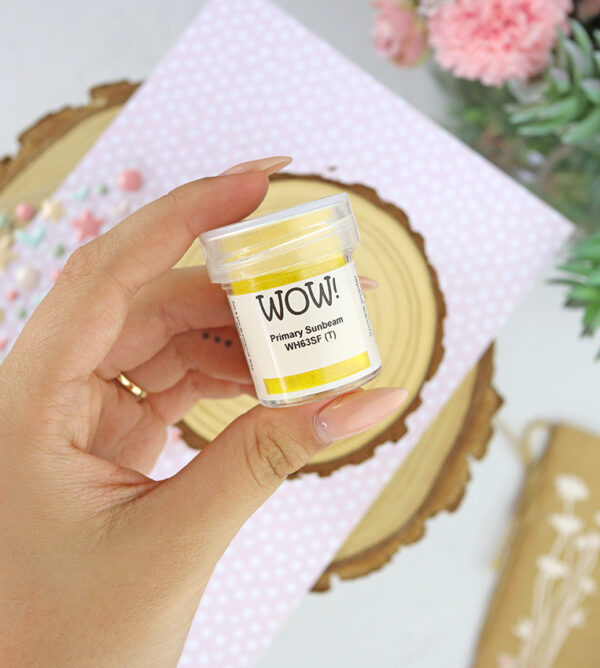 Polvos de emboss Primary sunbeam de WOW!