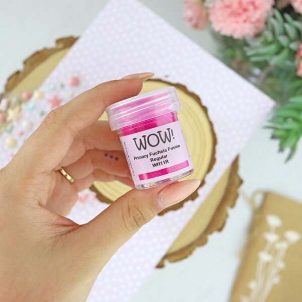Polvos de emboss Primary fuchsia fusion de WOW!