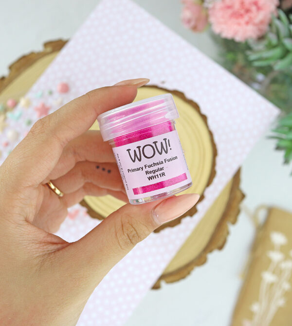 Polvos de emboss Primary fuchsia fusion de WOW!