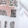 Set de sellos Baby Sentiments panda en Inglés - Imagen 2