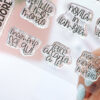 Set de sellos Messaggi bimbi panda en Italiano - Imagen 4